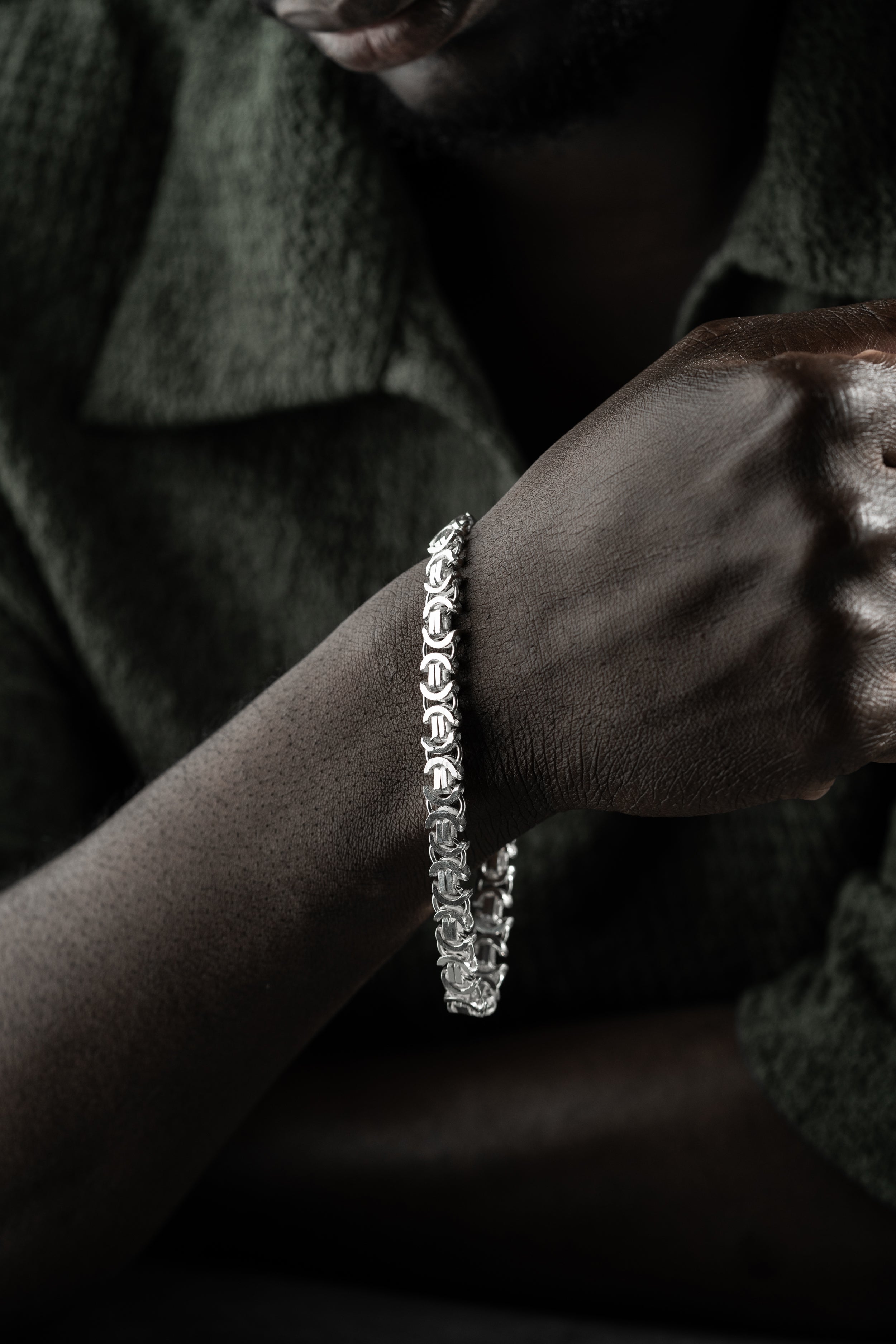 KÖNIGSARMBAND FLACH 6MM | 925 SILBER.