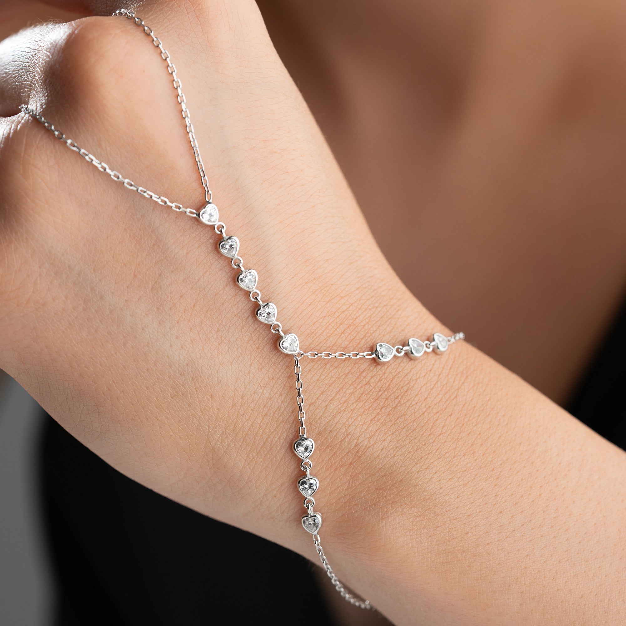 MIVE HEART HANDKETTE | 925 SILBER