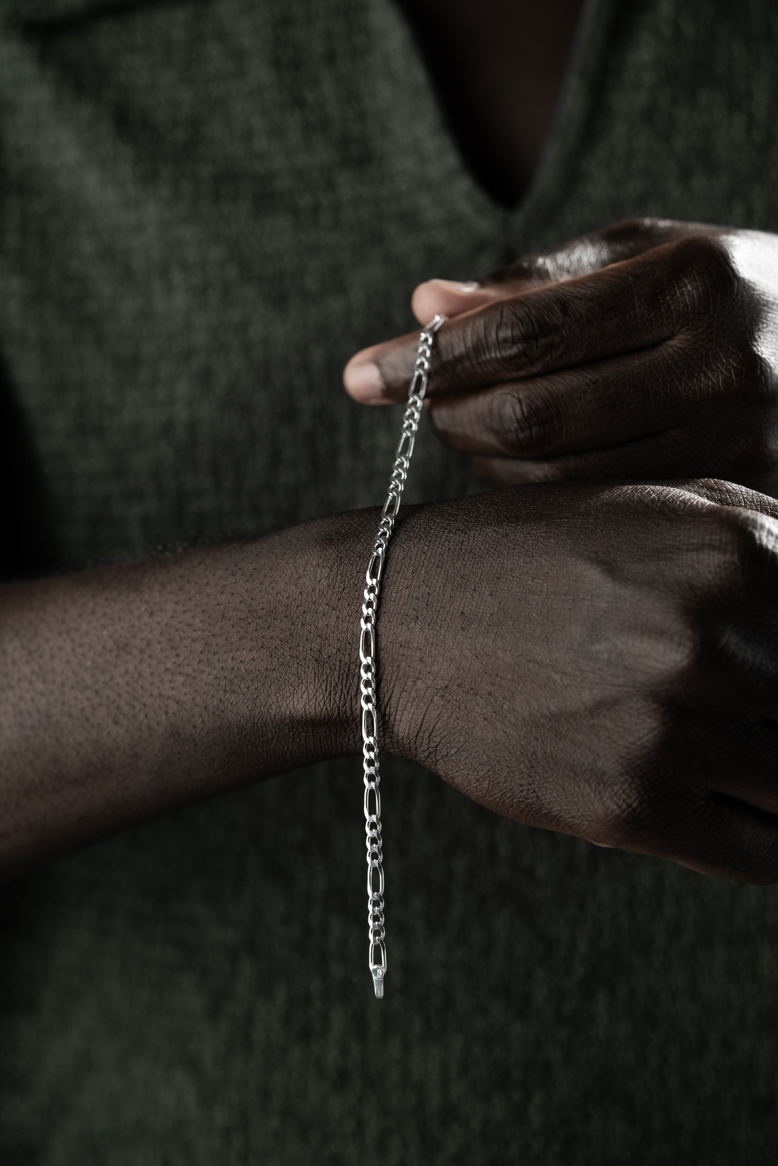 BIG FIGARO ARMBAND| 925 SILBER.