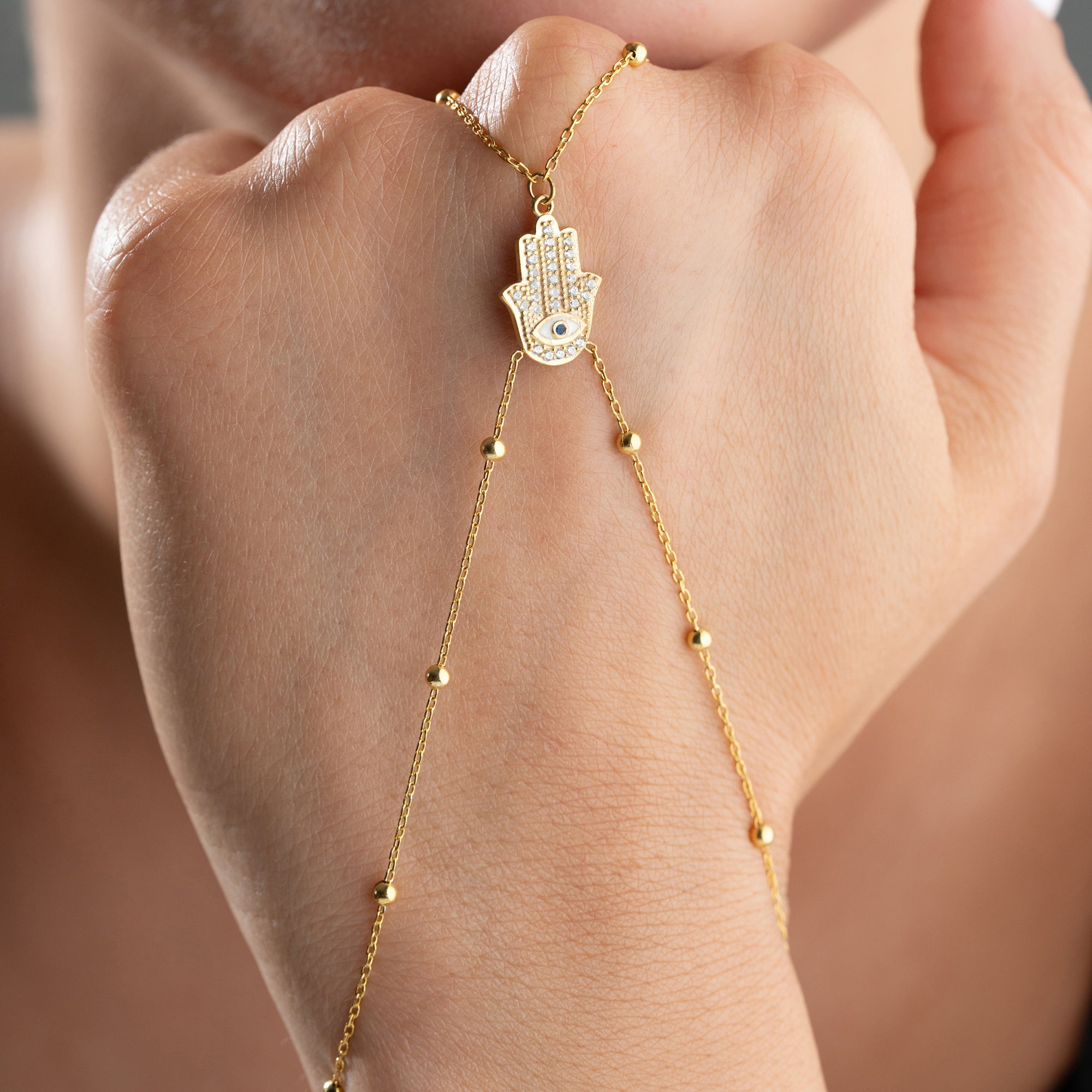 LINA EYE HANDKETTE | 925 SILBER