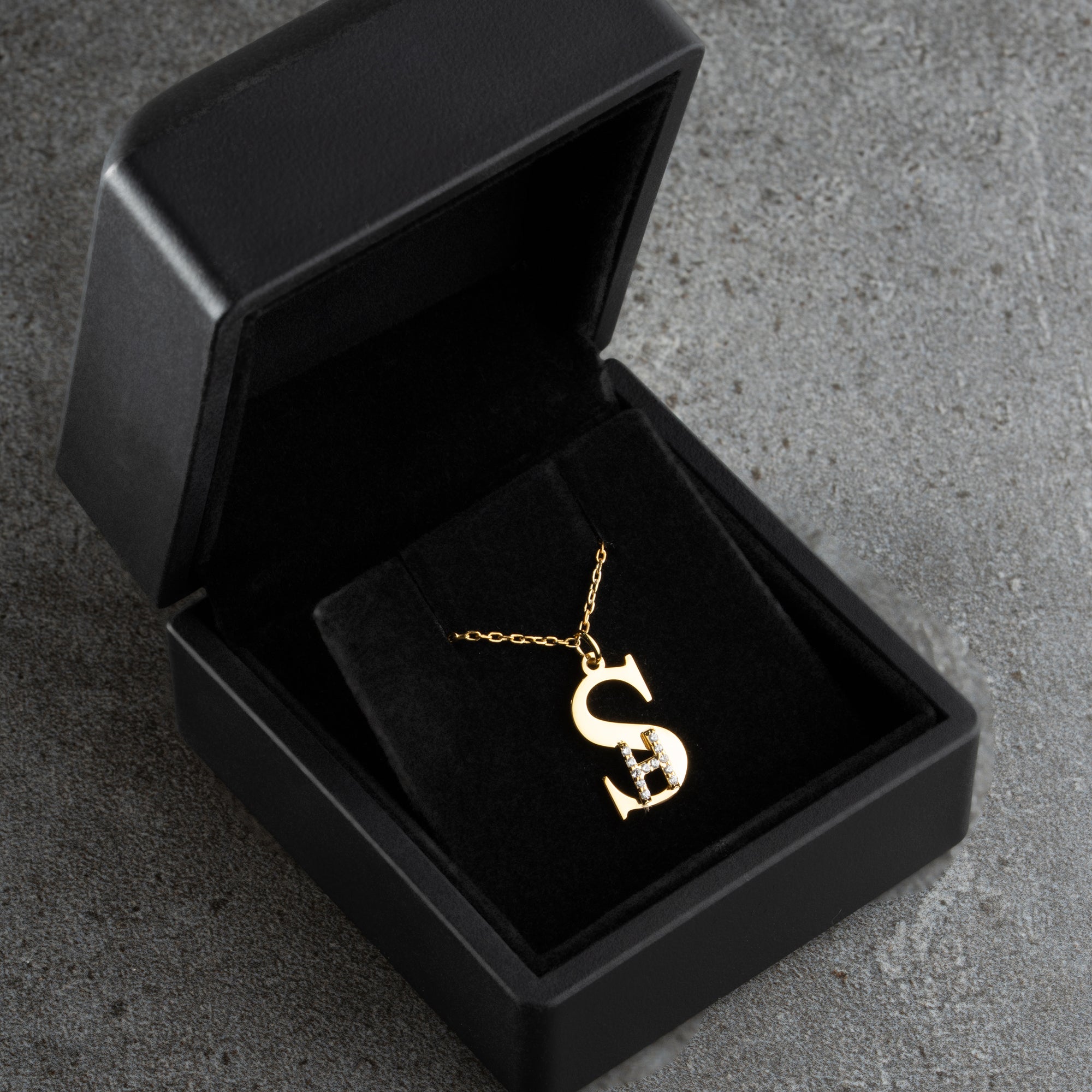 INITIALEN COMBO HALSKETTE | 925 SILBER