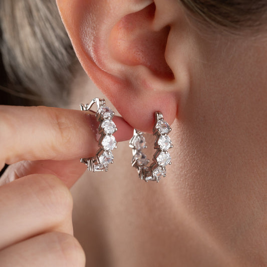 FLEUR OHRRINGE | 925 SILBER