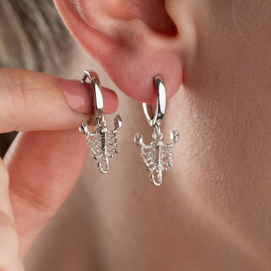 CANCER OHRRINGE | 925 SILBER
