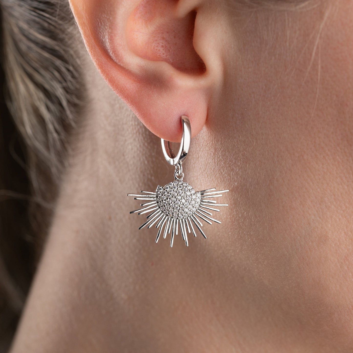 SUN OHRRINGE | 925 SILBER