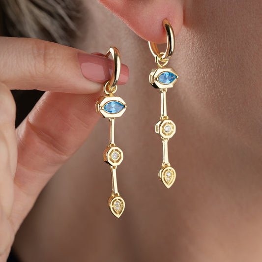 CHANDRA OHRRINGE | 925 SILBER