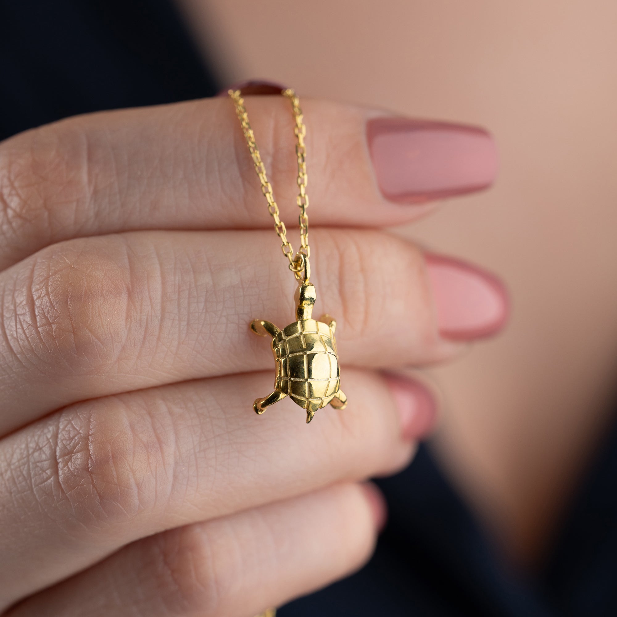 SCHILDKRÖTEN HALSKETTE | 925 SILBER