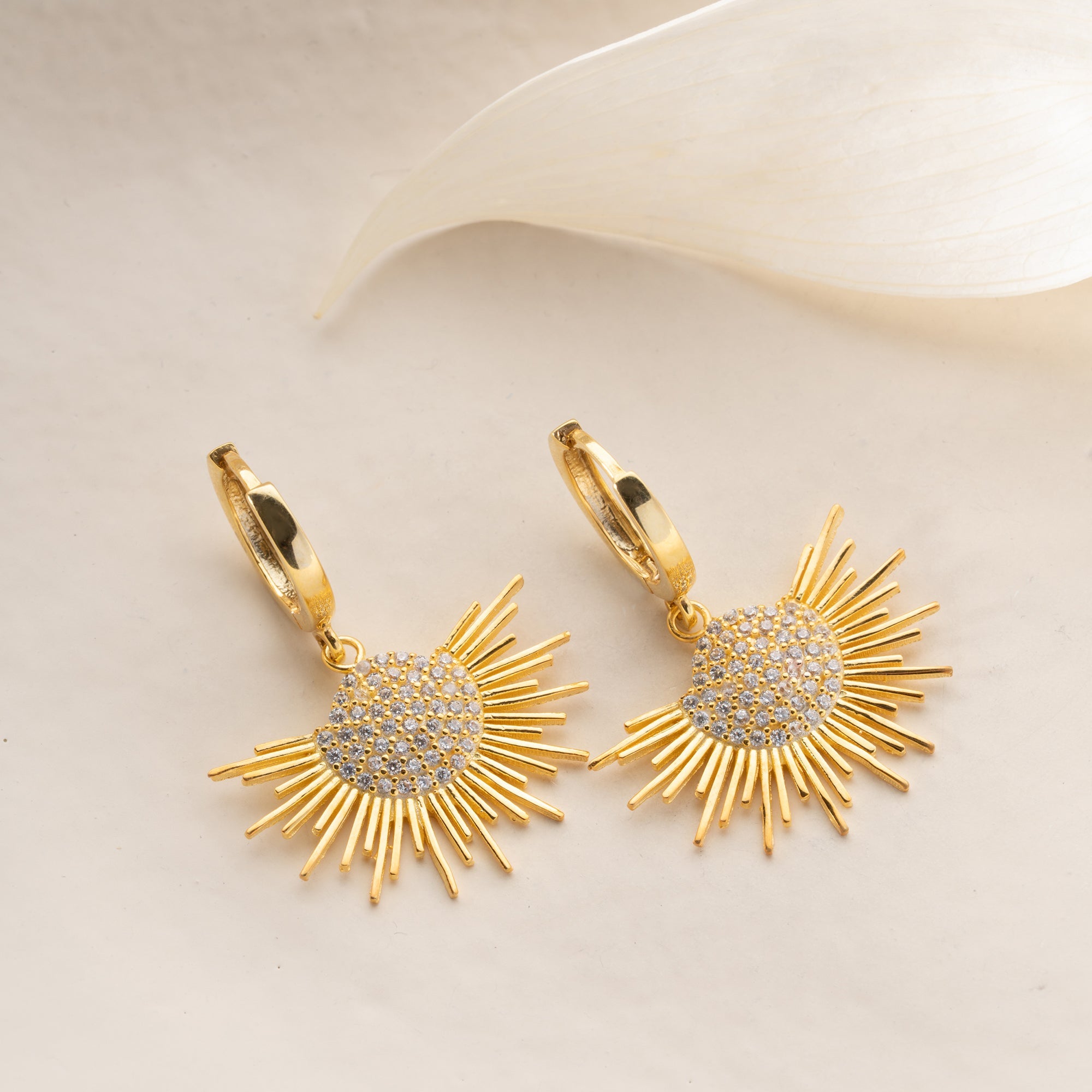 SUN OHRRINGE | 925 SILBER