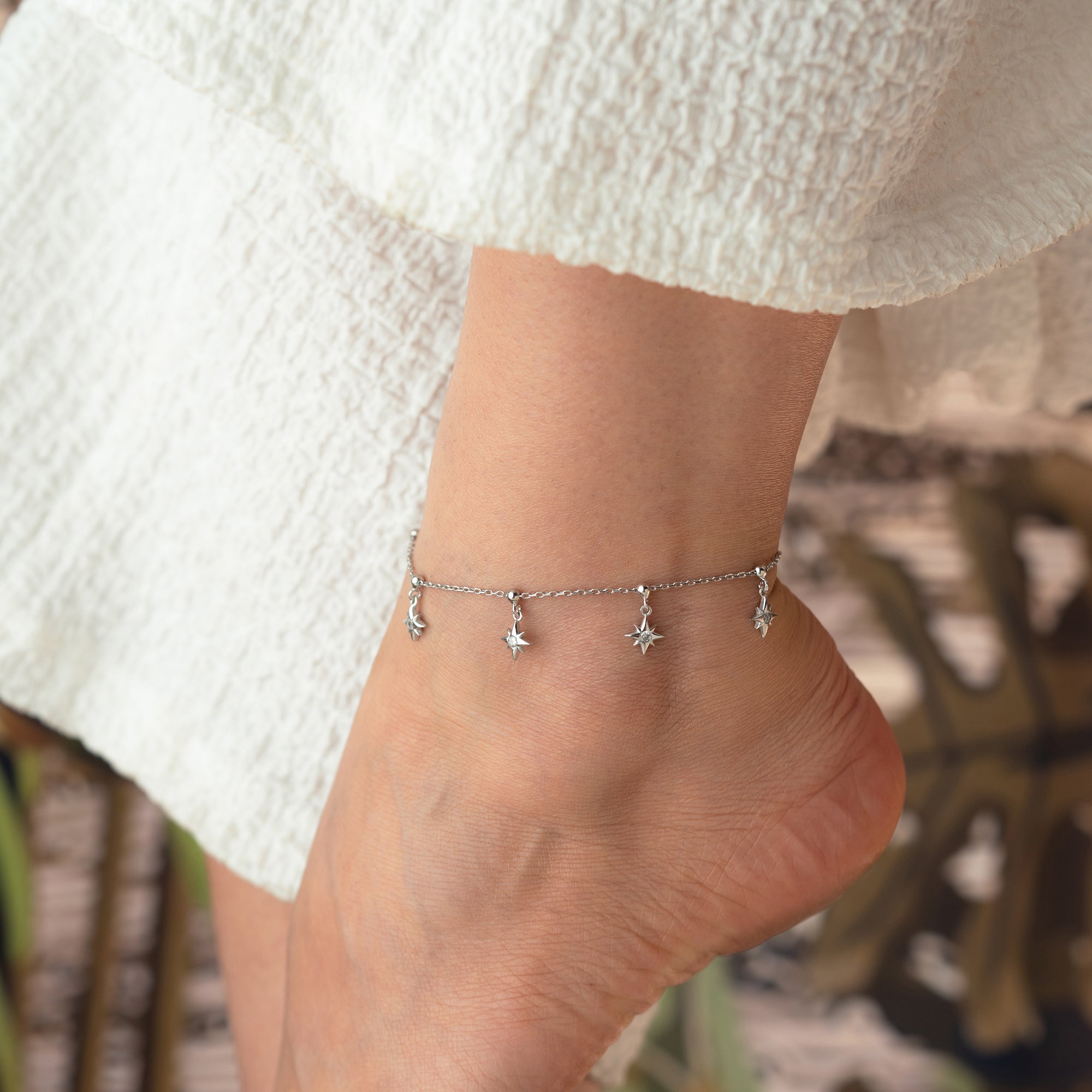 CELESTIA FUSSKETTE | 925 SILBER