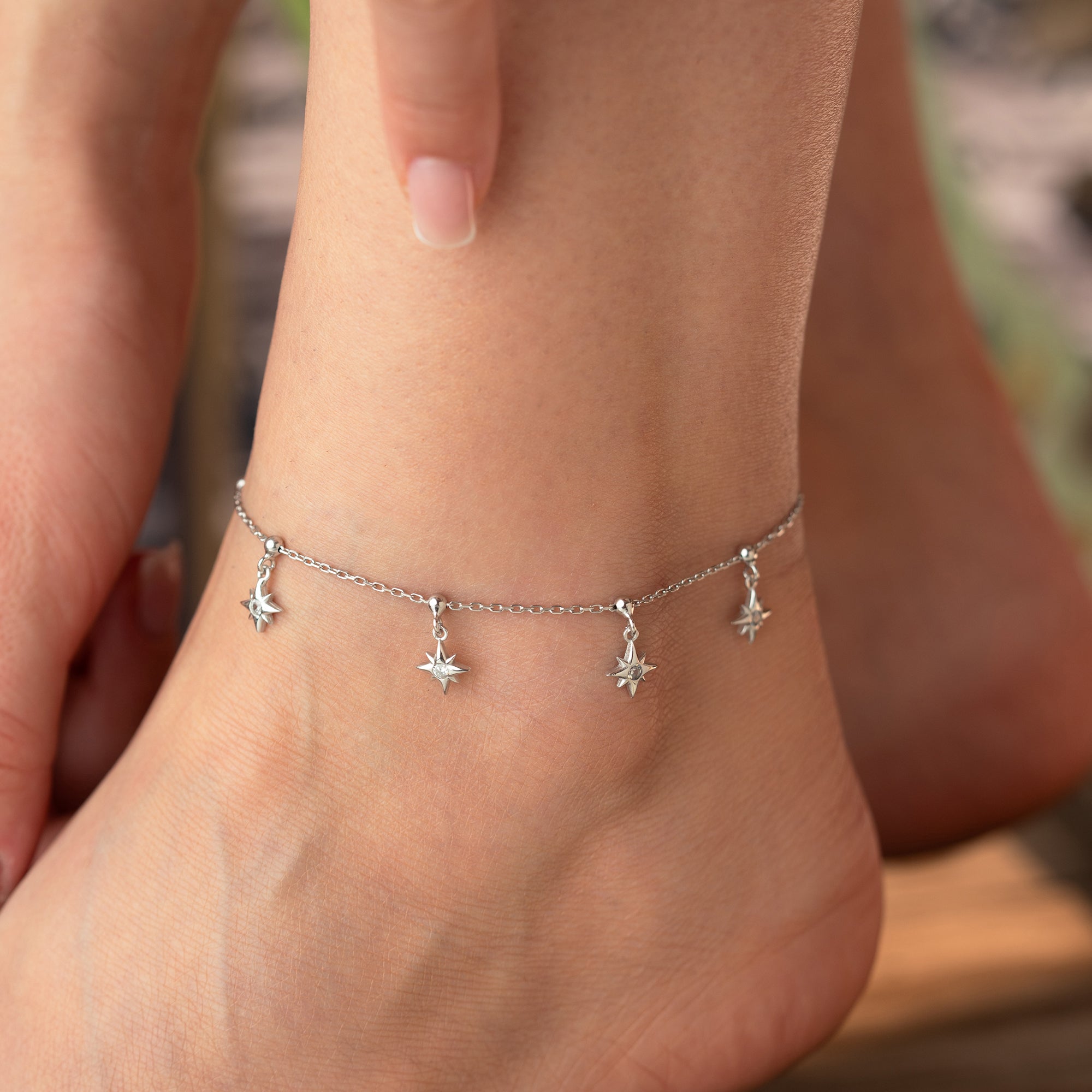 CELESTIA FUSSKETTE | 925 SILBER