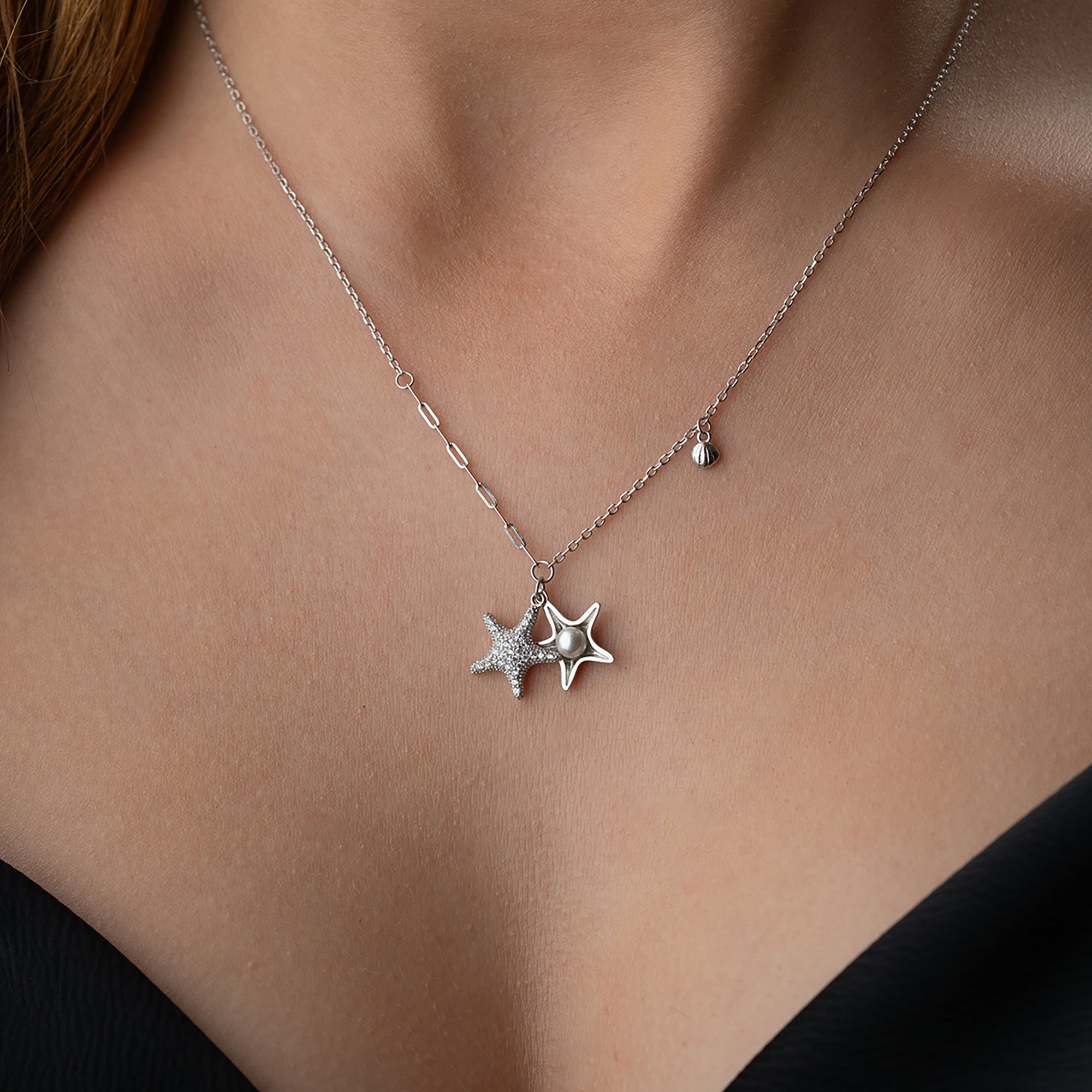 STERN PERAL KETTE | 925 SILBER