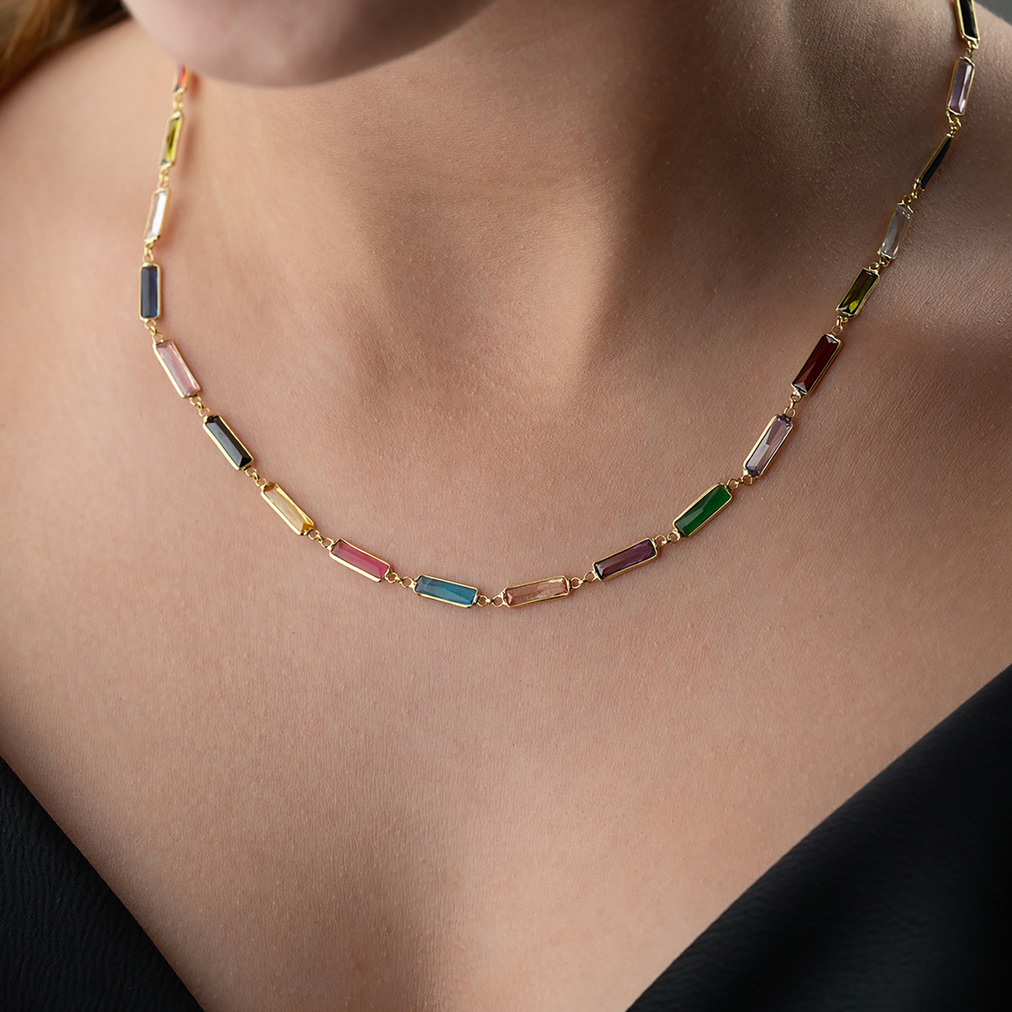 MIELYA COLORFULL KETTE | 925 SILBER