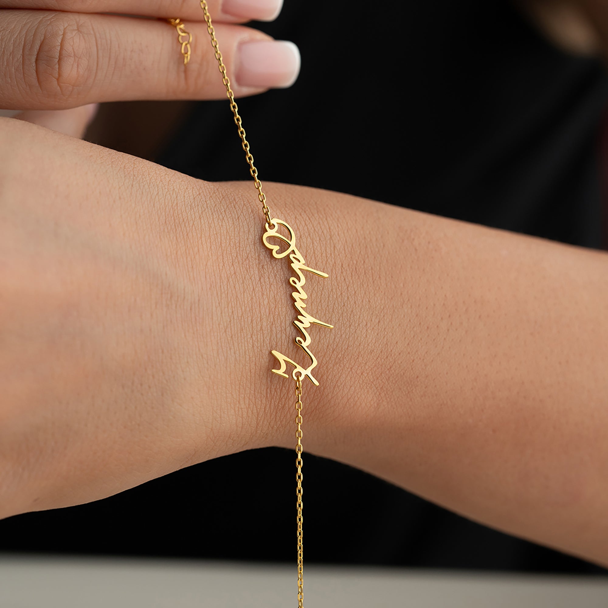 HERZ NAMENS ARMBAND | 925 SILBER