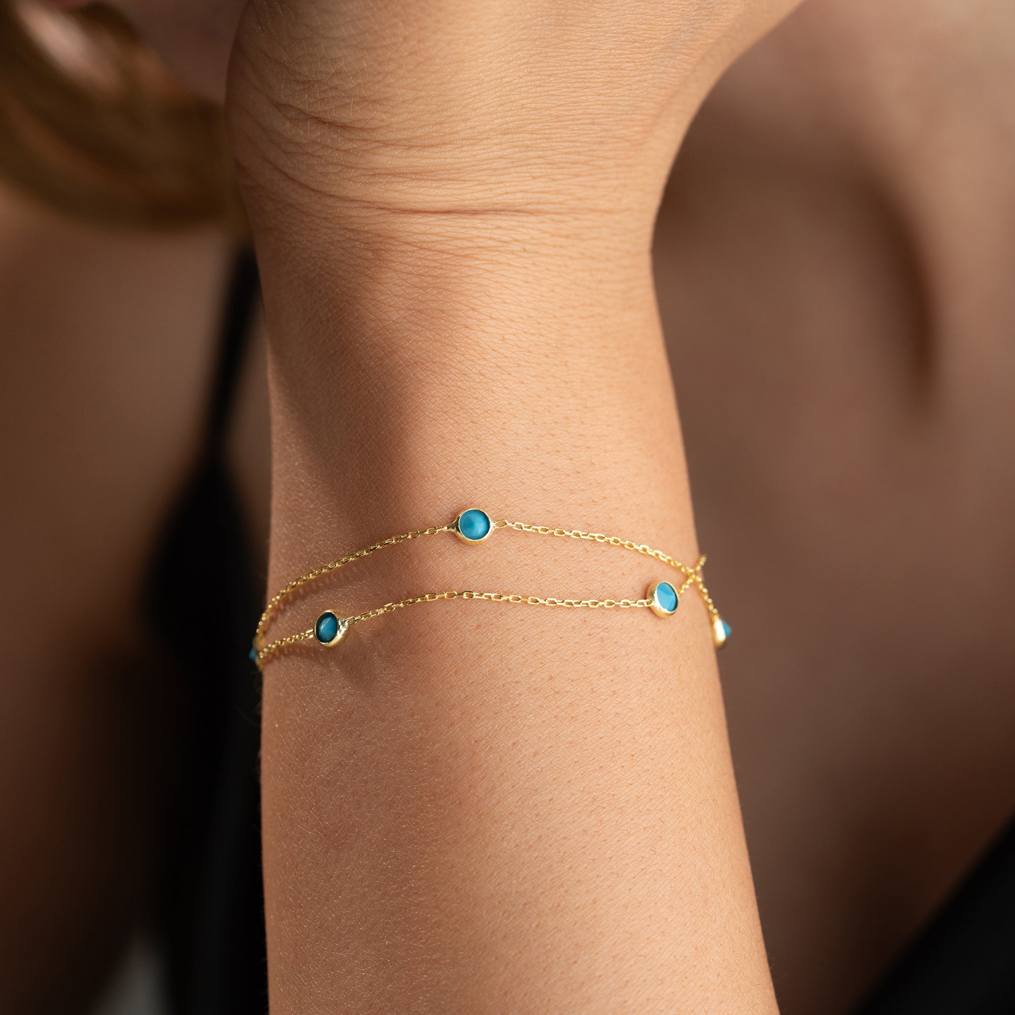 TÜRKIS TENU ARMBAND | 925 SILBER