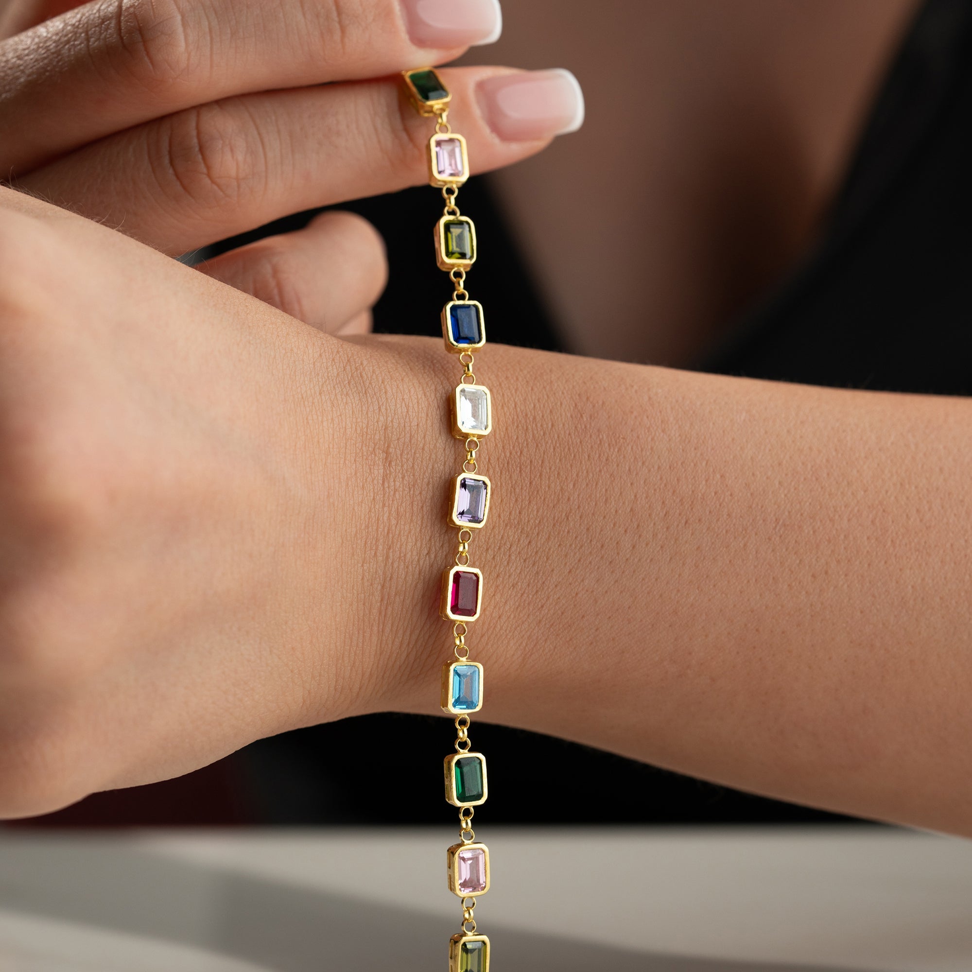 RUBIY ARMBAND | 925 SILBER