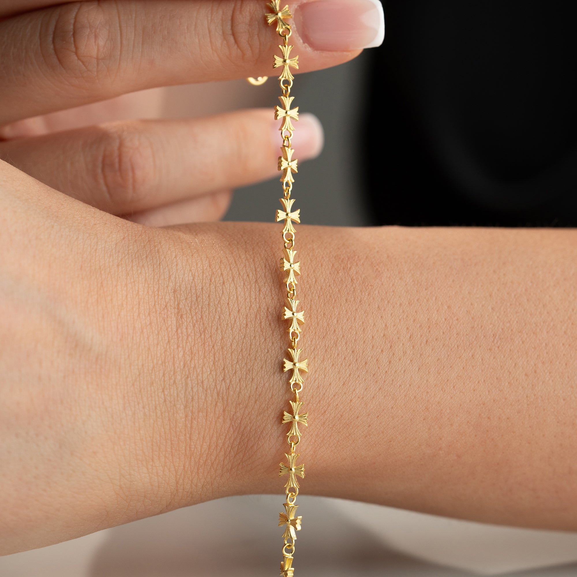 MULTI KREUZ ARMBAND | 925 SILBER