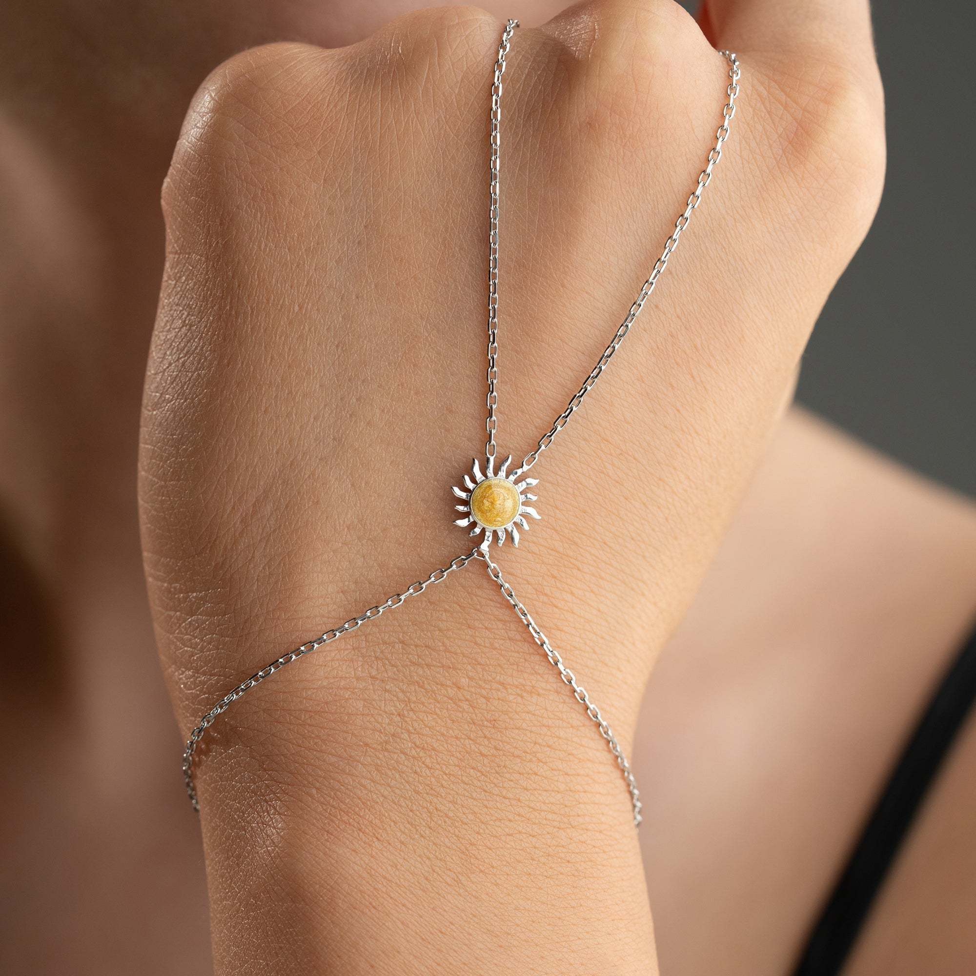 SUN YEL HANDKETTE | 925 SILBER