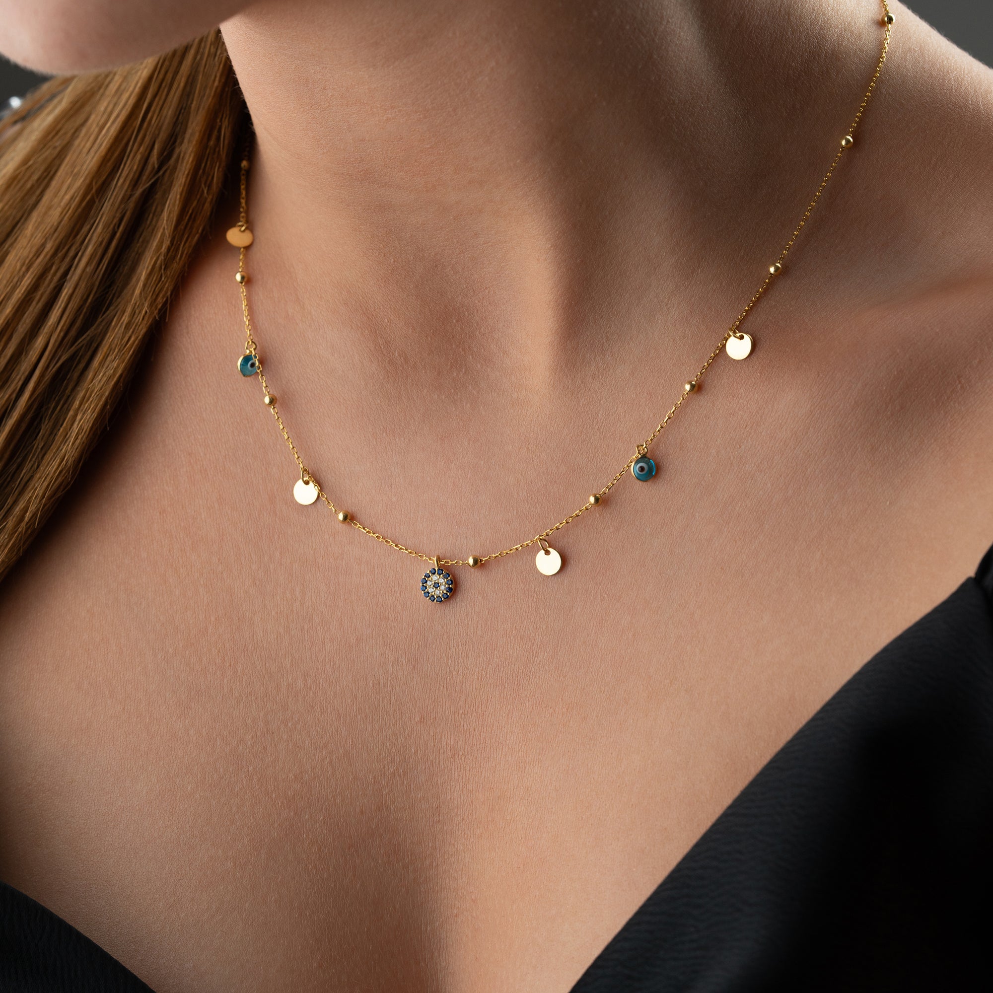 NAZAR COIN KETTE | 925 SILBER