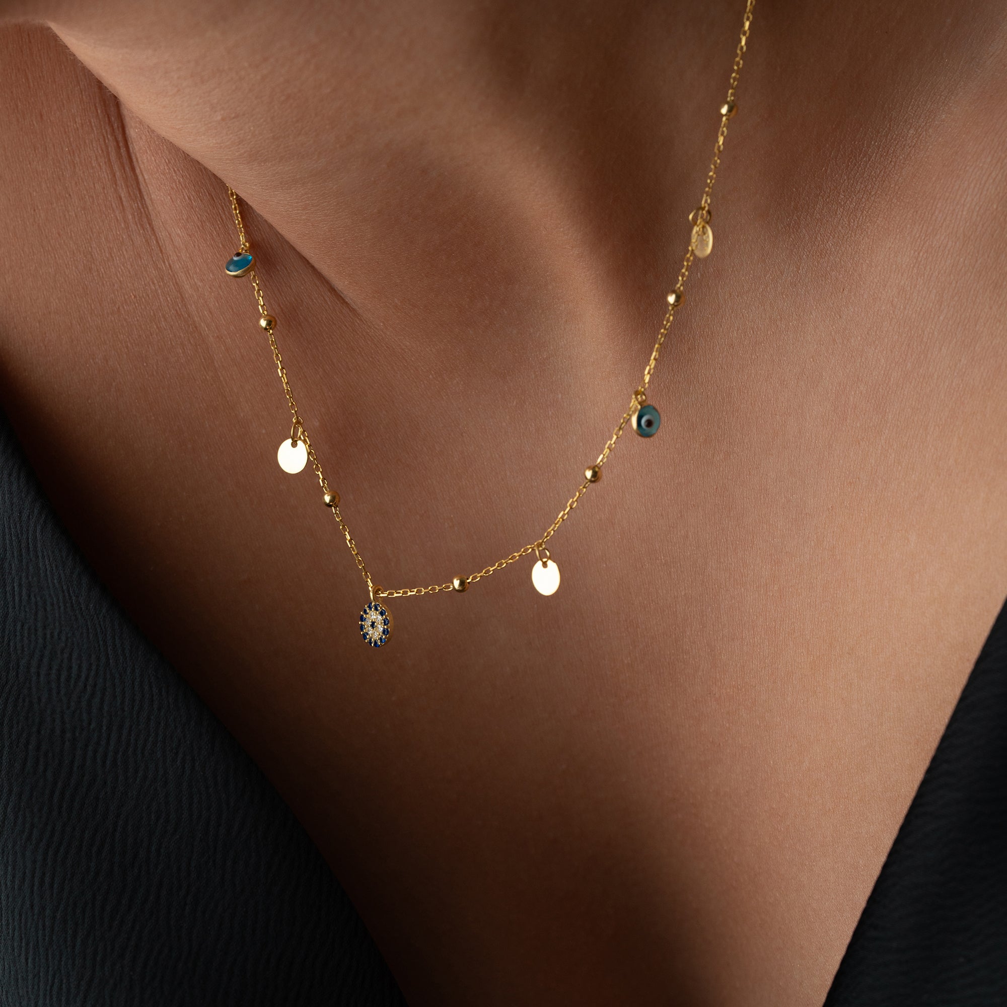 NAZAR COIN KETTE | 925 SILBER