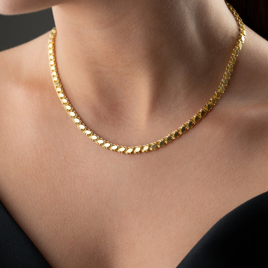 GERSTEN HALSKETTE | 925 SILBER