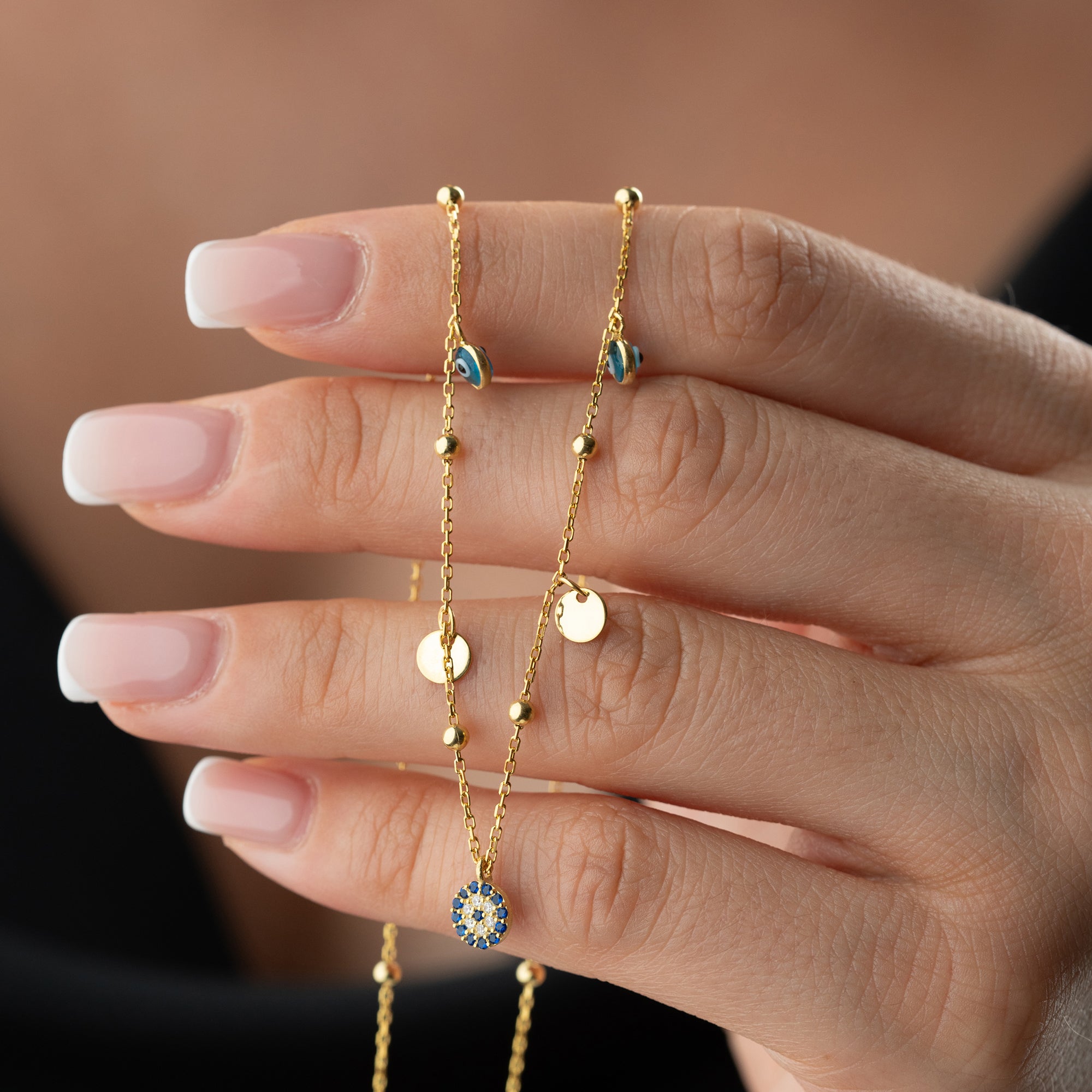 NAZAR COIN KETTE | 925 SILBER