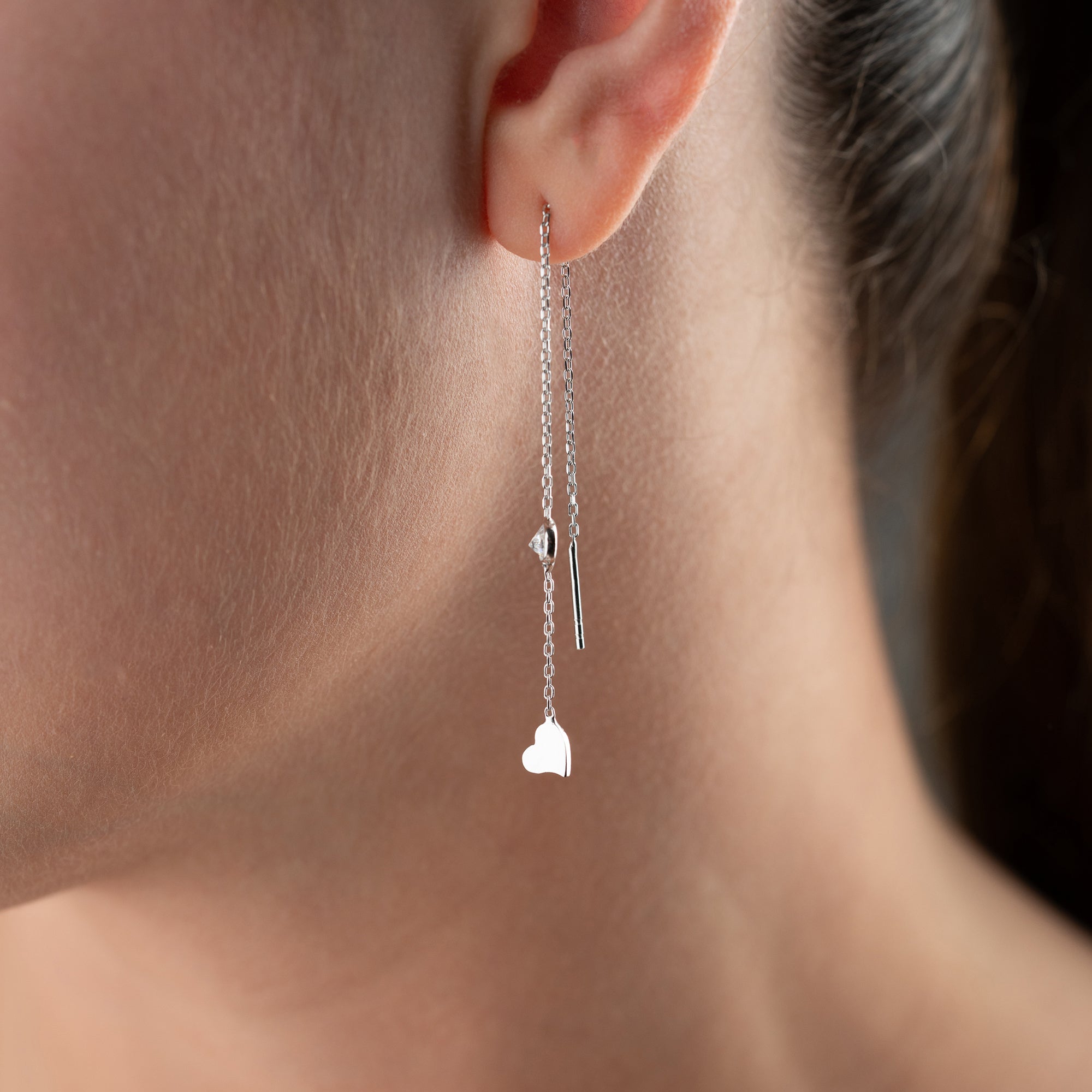 VUCO HEART OHRRINGE | 925 SILBER