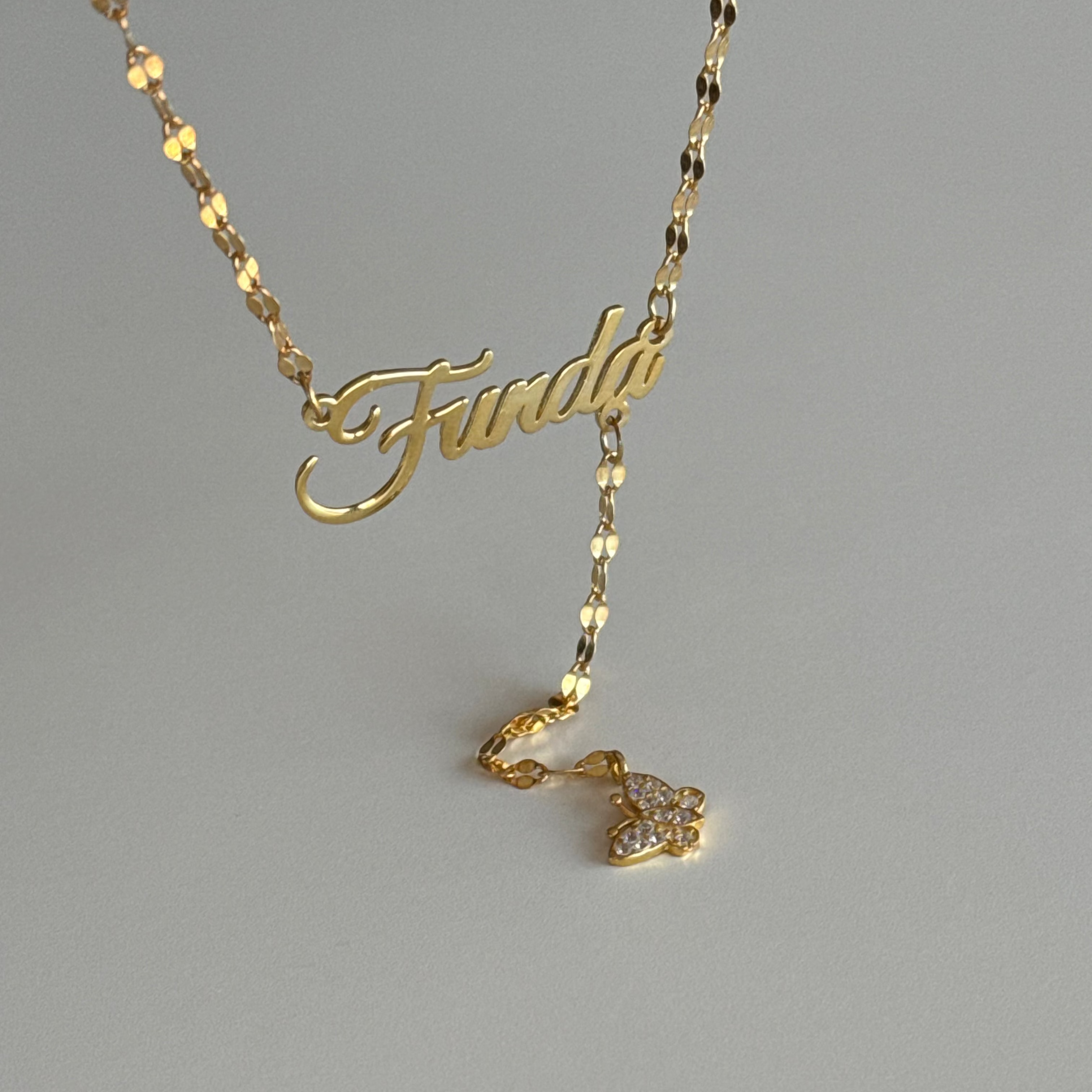 MEZZO BUTTERFLY NAMENSKETTE | 925 SILBER