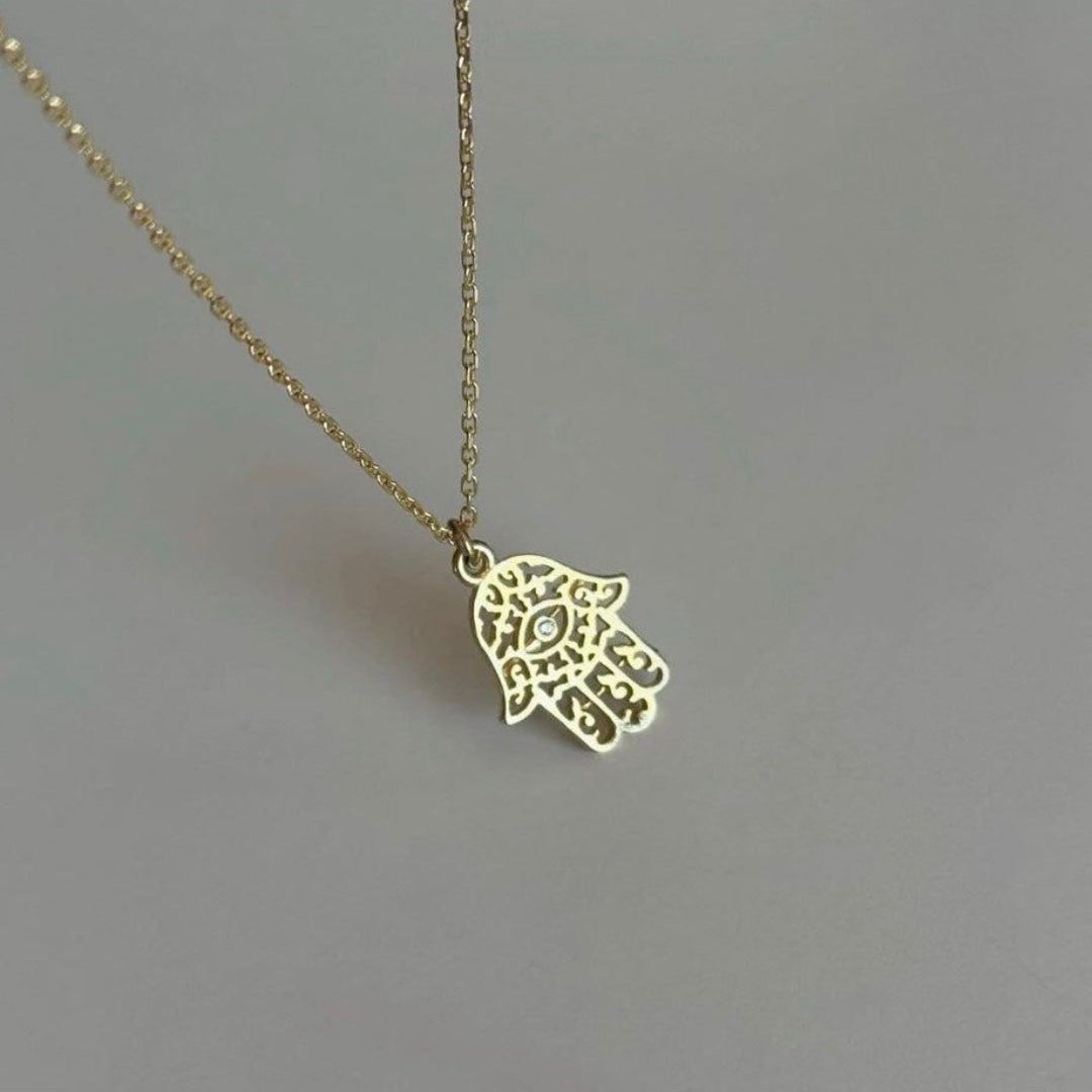 HAMSA HALSKETTE | 925 SILBER