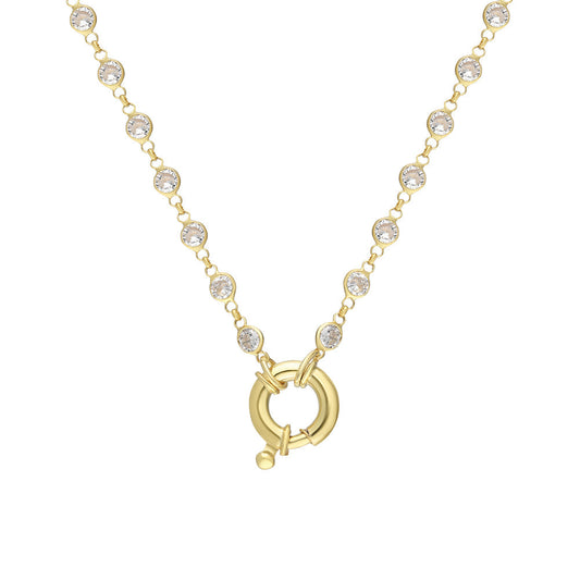 CHAIN DESIGN DIAMOND HALSKETTE (8400979034455)