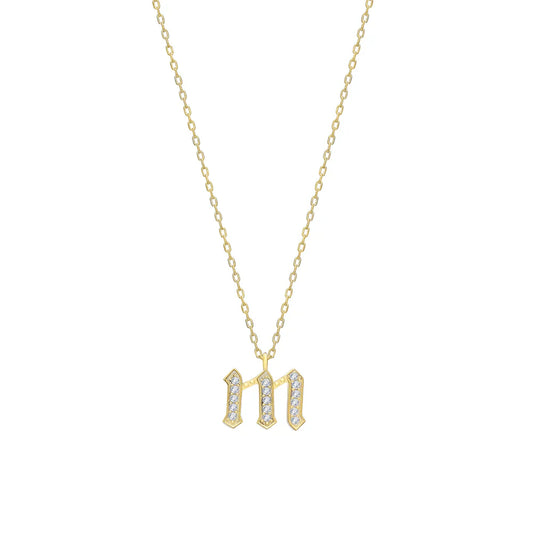 GOTHIC BUCHSTABEN KETTE | 925 SILBER