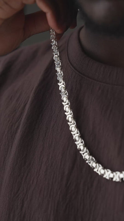 KÖNIGSKETTE FLACH | 925 SILBER.