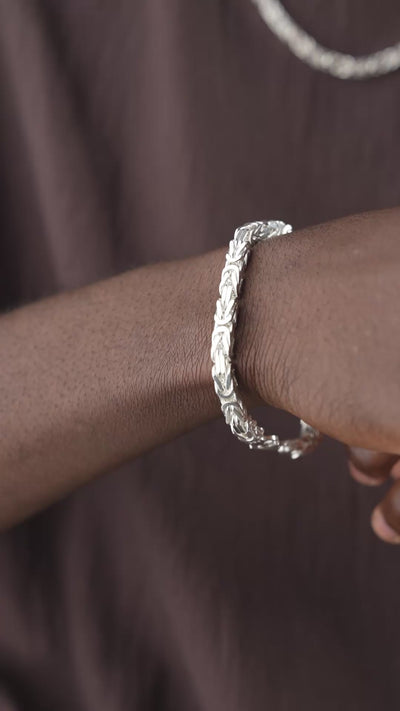 KÖNIGSKETTE SET 6 MM | 925 SILBER.